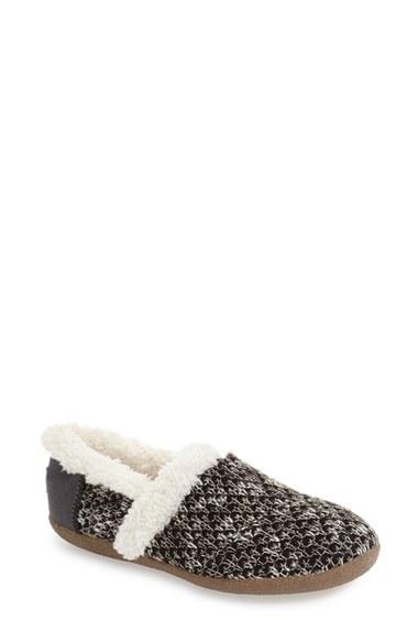 Women's Toms Multi Stripe Slipper M - Black