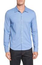 Men's Zachary Prell Glacier Knit Sport Shirt, Size - Blue