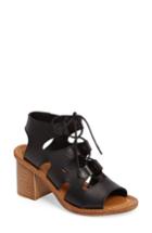 Women's Bella Vita Bre Lace-up Block Heel Sandal N - Black