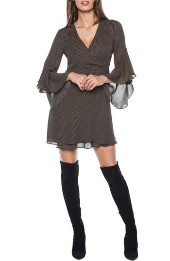 Women's Bardot Lorie Faux Wrap Minidress - Blue