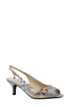 Women's J. Renee Letici Slingback Pump .5 B - Blue