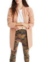 Women's Madewell Bomber Sweater Jacket