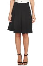 Women's Cece Crepe A-line Skirt - Black