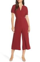 Women's 19 Cooper Crop Jumpsuit - Red