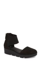 Women's Eileen Fisher Mesh Ankle Strap Sandal M - Black