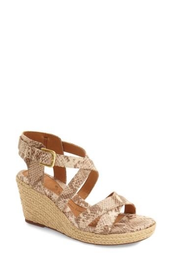 Women's Sofft 'inez' Wedge Sandal M - Beige