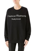 Women's Gucci Chateau Marmont Cotton Jersey Sweatshirt - Black
