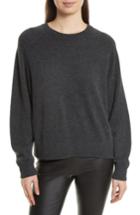 Women's Vince Saddle Sleeve Cashmere Sweater - Grey