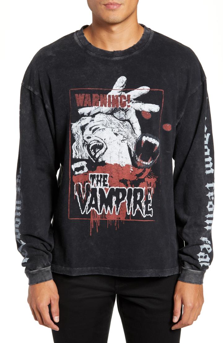 Men's The Kooples Vampire Graphic Long Sleeve T-shirt