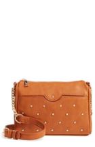 Bp. Studded Faux Leather Crossbody Bag - Brown