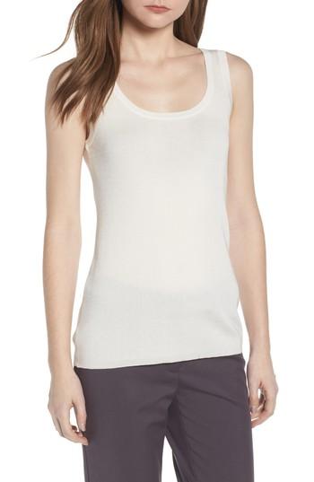Women's Anne Klein Sleeveless Knit Tank, Size - White