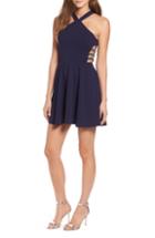 Women's Eliza J A-line Sweater Dress, Size - Blue