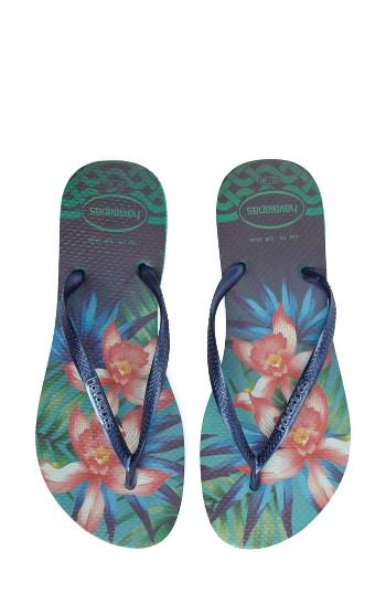 Women's Havaianas 'slim Tropical' Flip Flop /36 Br - Orange