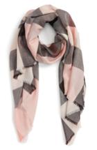 Women's Burberry Cashmere Scarf, Size - Pink