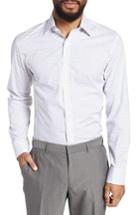 Men's Bonobos Shipley Slim Fit Stretch Dot Dress Shirt .5 32 - White