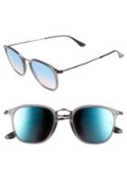 Men's Ray-ban 51mm Retro Sunglasses - Grey/blue Flash Gradient