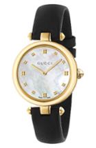 Women's Gucci Diamantissima Leather Strap Watch, 32mm