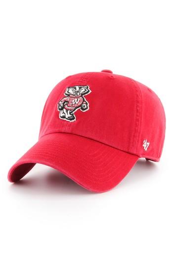Men's '47 Collegiate Clean Up Cap - Red