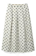 Women's Boden Lola Floral Flared Skirt - Ivory