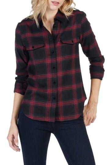Women's Paige Adilene Plaid Shirt - Black