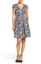 Women's Vince Camuto Jacquard Fit & Flare Dress