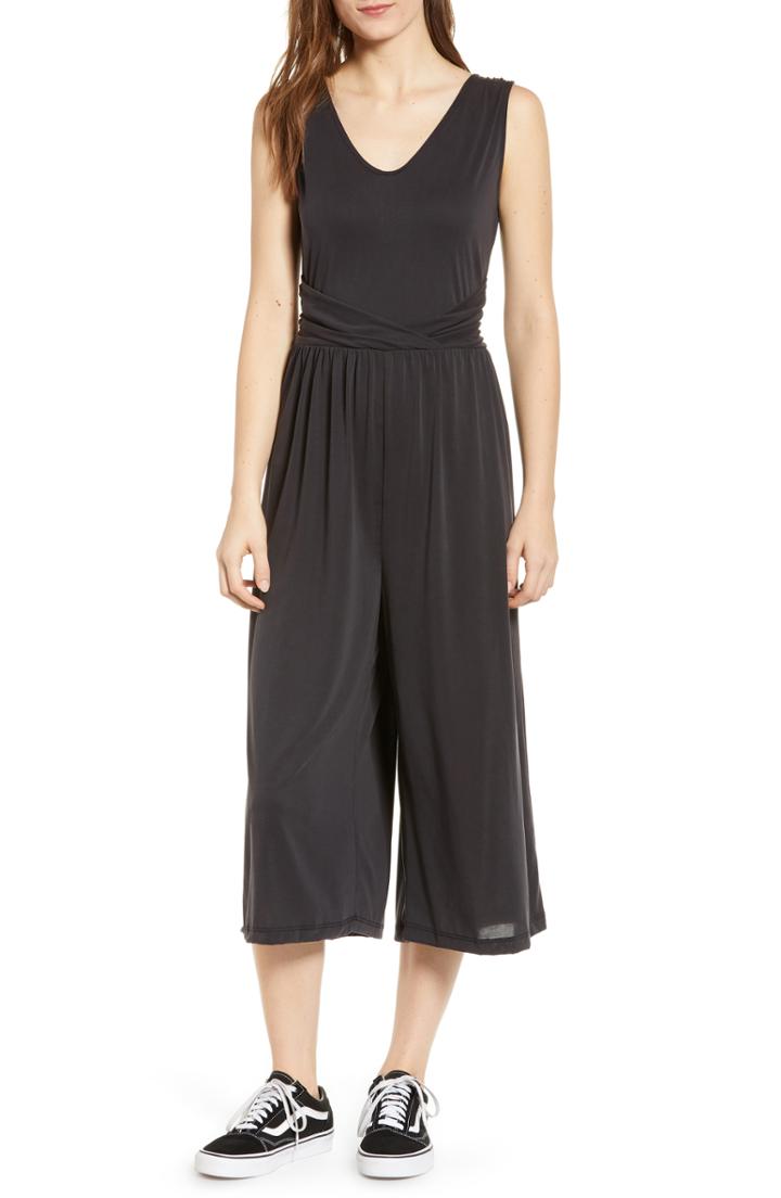 Women's Bp. Everyday Crop Jumpsuit - Black