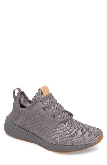 Men's New Balance Fresh Foam Cruz Running Shoe .5 D - Grey