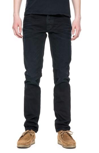 Men's Nudie Jeans Lean Dean Slouchy Slim Fit Jeans X 32 - Black