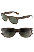 Women's Ray-ban Standard New Wayfarer 55mm Polarized Sunglasses - Grey