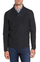 Men's Rodd & Gunn Crossover Collar Merino Wool Sweater, Size - Blue