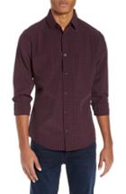 Men's Mizzen+main Marshall Check Sport Shirt - Burgundy