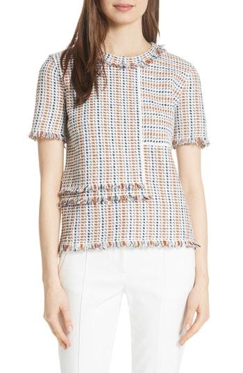 Women's Tory Burch Hollis Sweater - Ivory