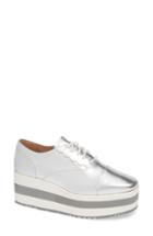 Women's Linea Paolo Marissa Platform Oxford M - Metallic