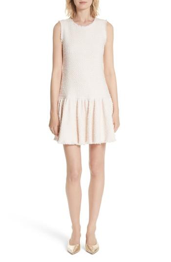 Women's Rebecca Taylor Drop Waist Tweed Dress - Pink