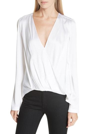 Women's A.l.c. Harmon Stretch Silk Blouse