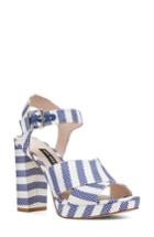 Women's Nine West Jimar Platform Sandal M - Blue