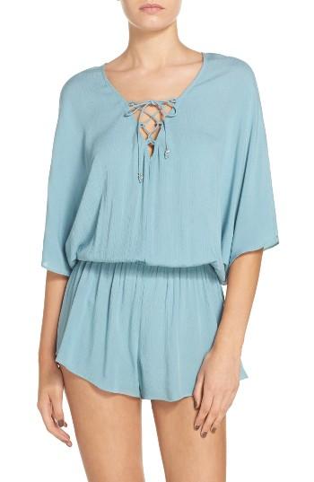 Women's Tavik Venise Cover-up Romper - Blue