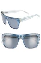 Women's Ed Ellen Degeneres 57mm Gradient Square Sunglasses - Blue Feather