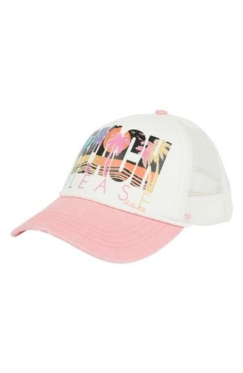 Women's Billabong Radical Dude Baseball Cap - White