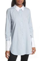 Women's Equipment Arlette Oversize Cotton Shirt - Blue