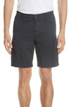 Men's Eleventy Stretch Cotton Cargo Shorts - Blue