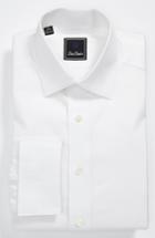 Men's David Donahue Fit Solid French Cuff Tuxedo Shirt