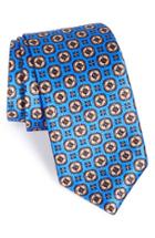 Men's Robert Talbott Medallion Silk Tie, Size - Blue
