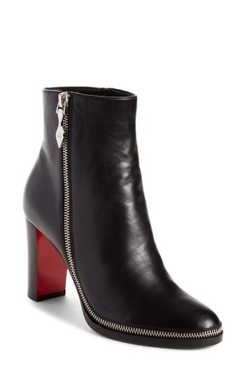 Women's Christian Louboutin Telezip Bootie Us / 35eu - Black