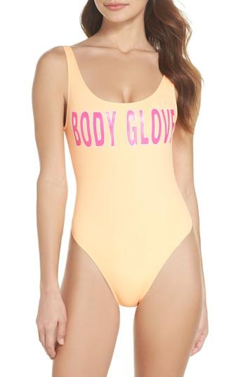 Women's Body Glove '1989 The Look' One-piece Swimsuit - Orange