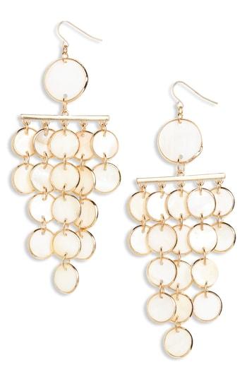 Women's Lula Mother Of Pearl Chandelier Earrings