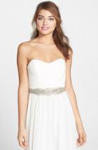 Women's Nina 'jonquil' Crystal Oval Belt