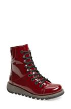 Women's Fly London Same Lace-up Boot -8.5us / 39eu - Purple