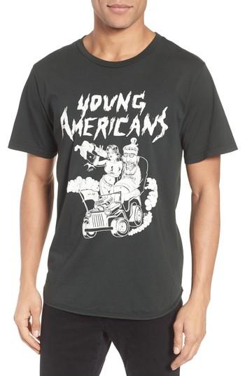 Men's Barking Irons Your Americans Graphic T-shirt - Black