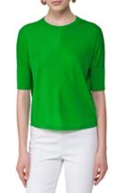 Women's Akris Punto Dolman Sleeve Wool Pullover - Green